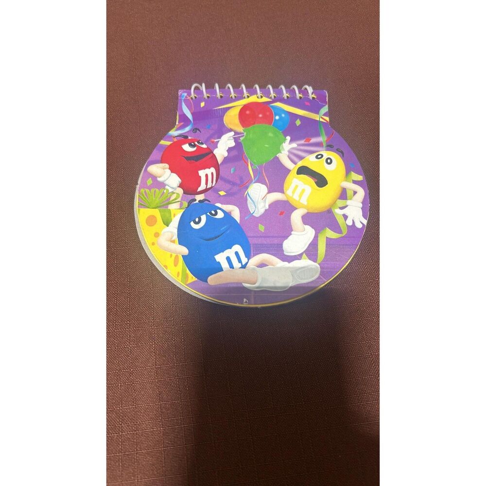 Rare 1998 M&M 'S M&M'S Memo Pad Multi Colored Pages